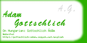 adam gottschlich business card